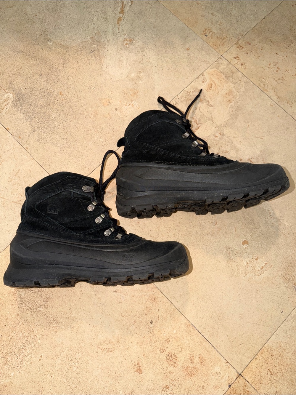 SOREL Black Insulated Boots VERY GOOD CONDITION